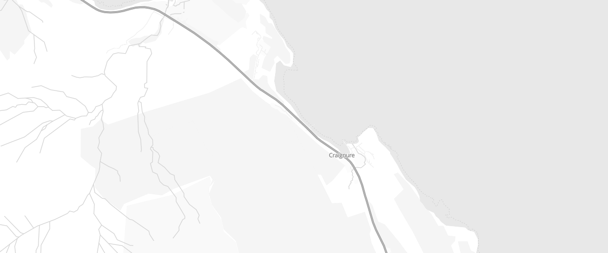 Map showing the location of Craignure Stores