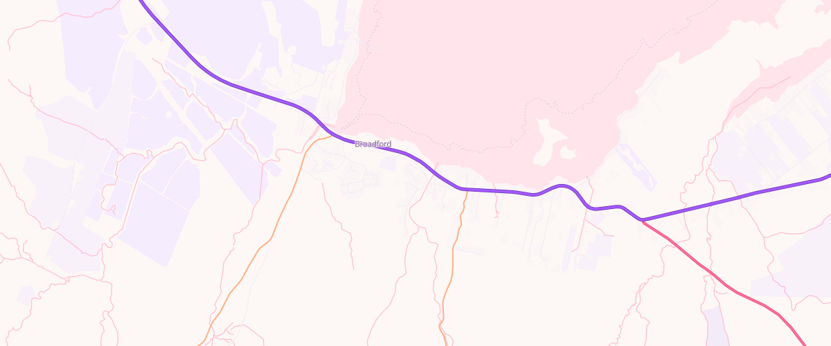Map showing the location of Asda Broadford Express Petrol
