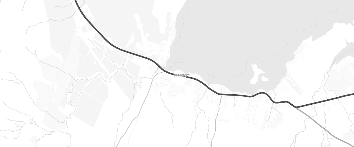 Map showing the location of Asda Broadford Express Petrol