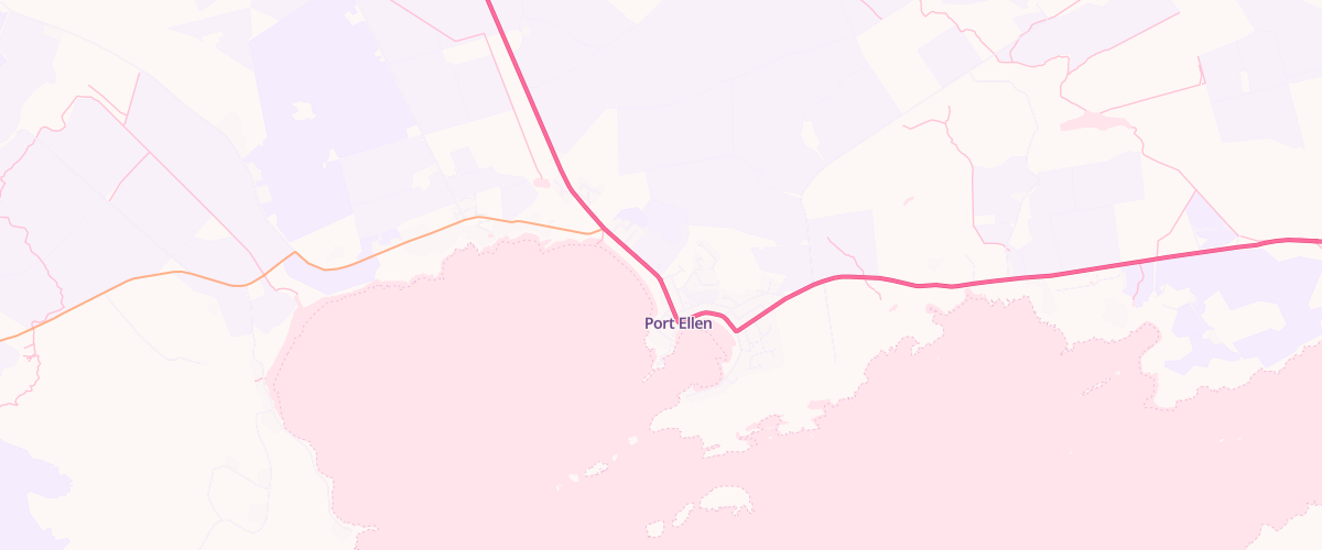 Map showing the location of South Islay Trading Co