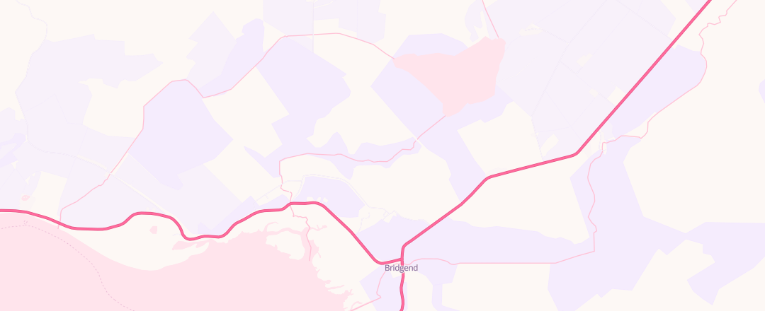 Map showing Islay Auto Services, Bridgend