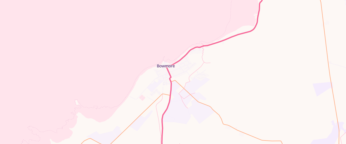 Map showing the location of Bowmore Filling Station Ltd
