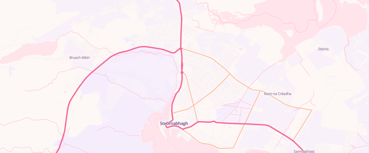 Map showing the location of Manor Filling Station