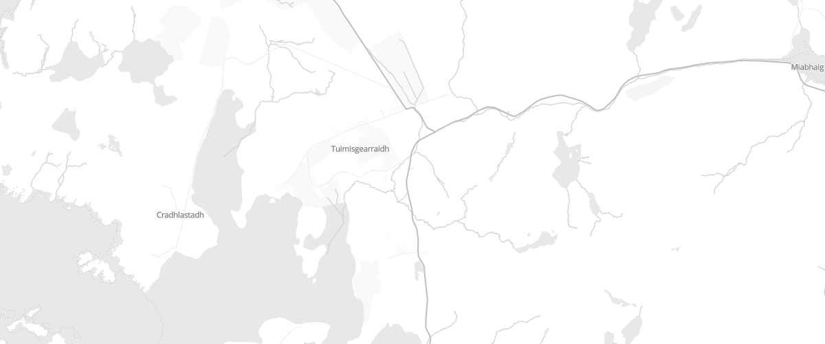 Map showing the location of Uig Community Shop