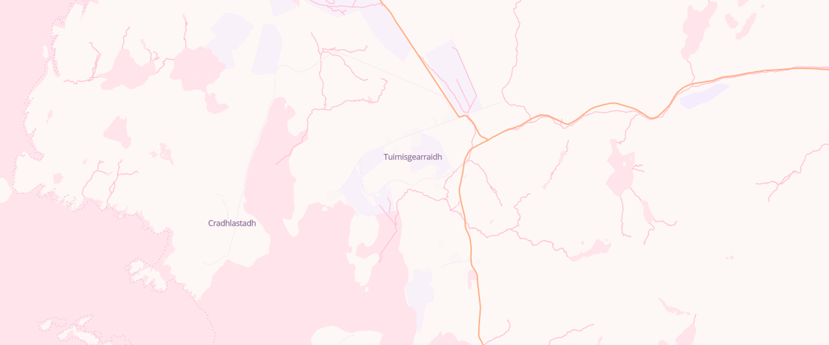 Map showing the location of Uig Community Shop