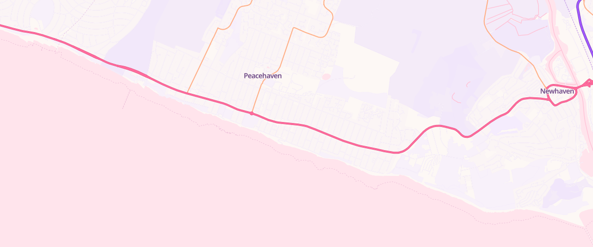 Map showing the location of Mfg Peacehaven