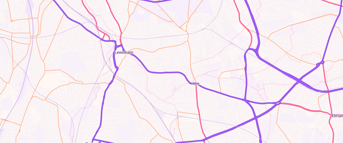Map showing the location of Lee Sf Connect