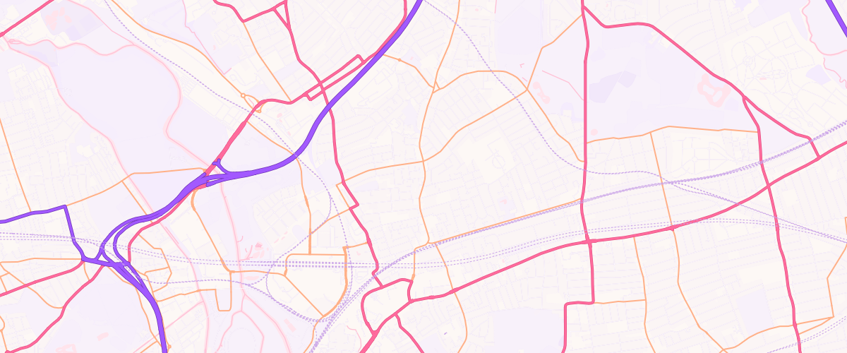 Map showing the location of Stc Service Station