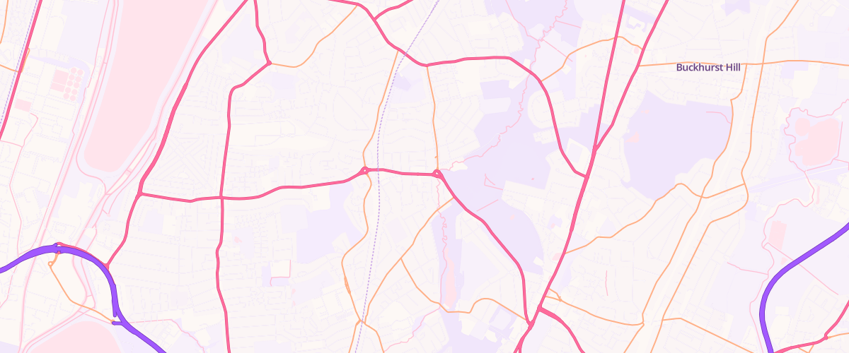 Map showing the location of Mfg Chingford