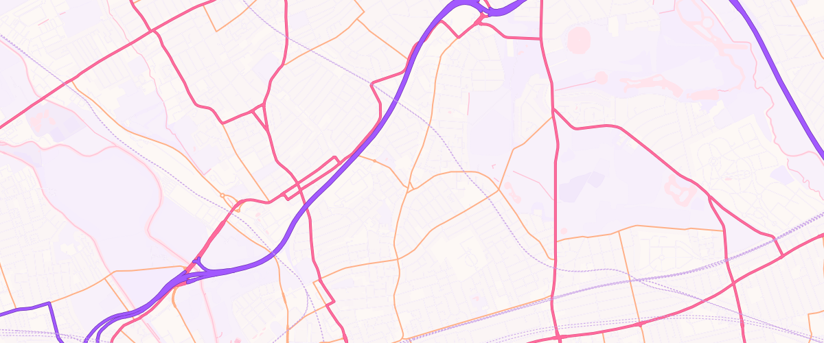 Map showing the location of Leytonstone Service Station