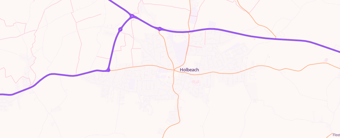 Map showing Paul Beeken & John Beeken, Spalding