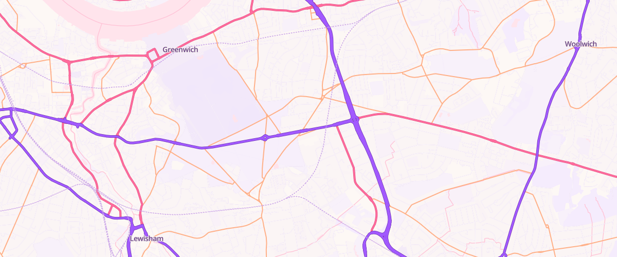 Map showing the location of Mfg Blackheath