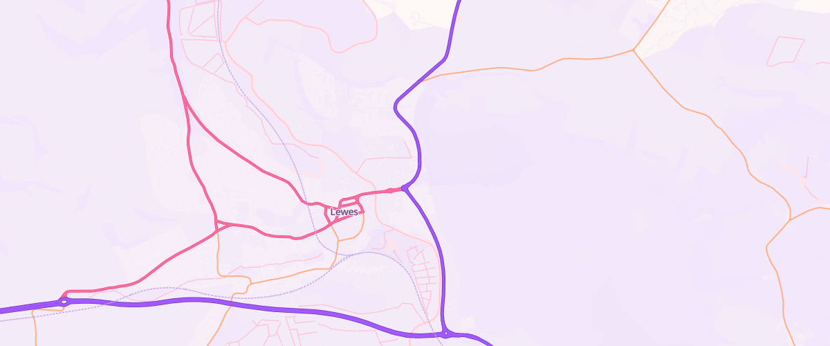 Map showing the location of Malling Sf Connect
