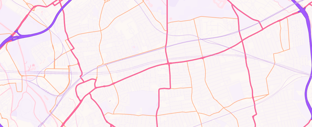 Map showing R K Motors, Forest Gate