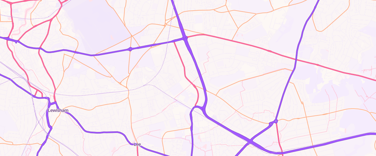 Map showing the location of Rontec Blackheath