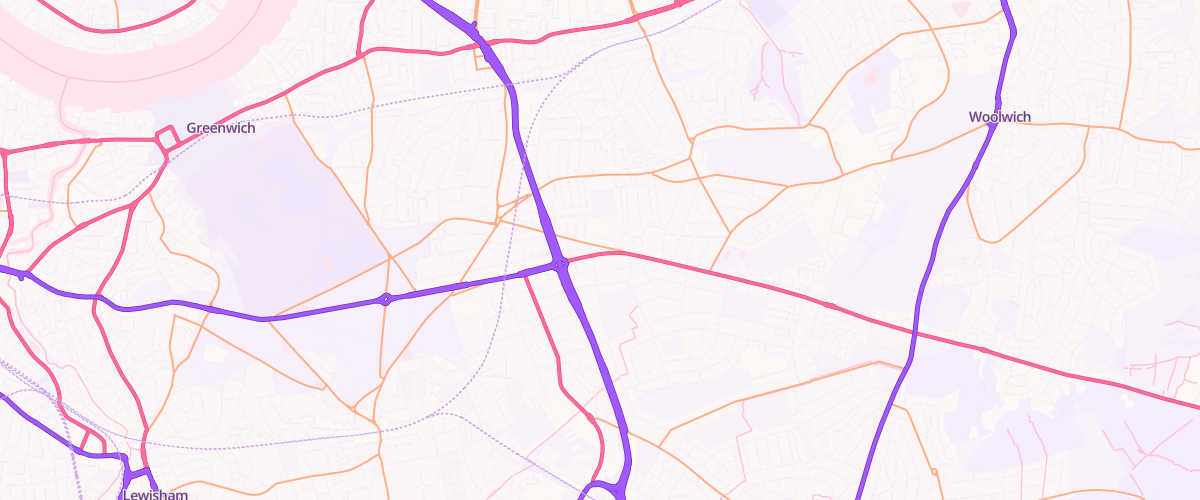Map showing the location of Shell Shooters Hill