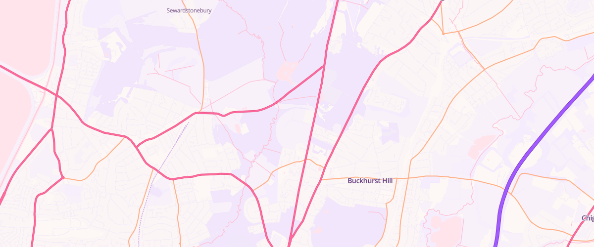 Map showing the location of Rontec Epping