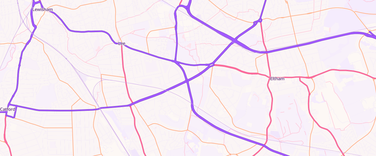 Map showing the location of Clifton Lee Esso Express