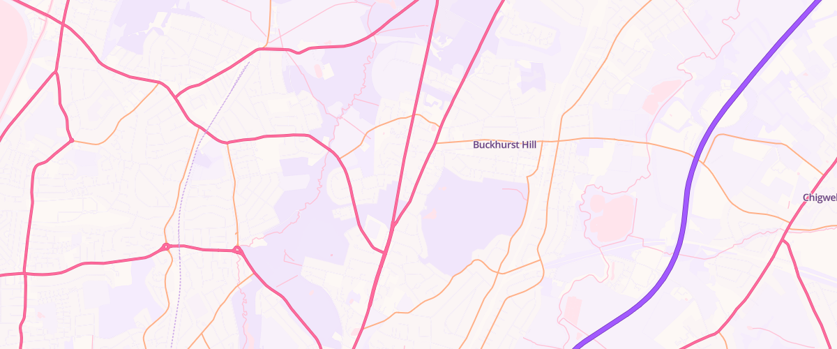 Map showing the location of Shell Buckhurst Hill