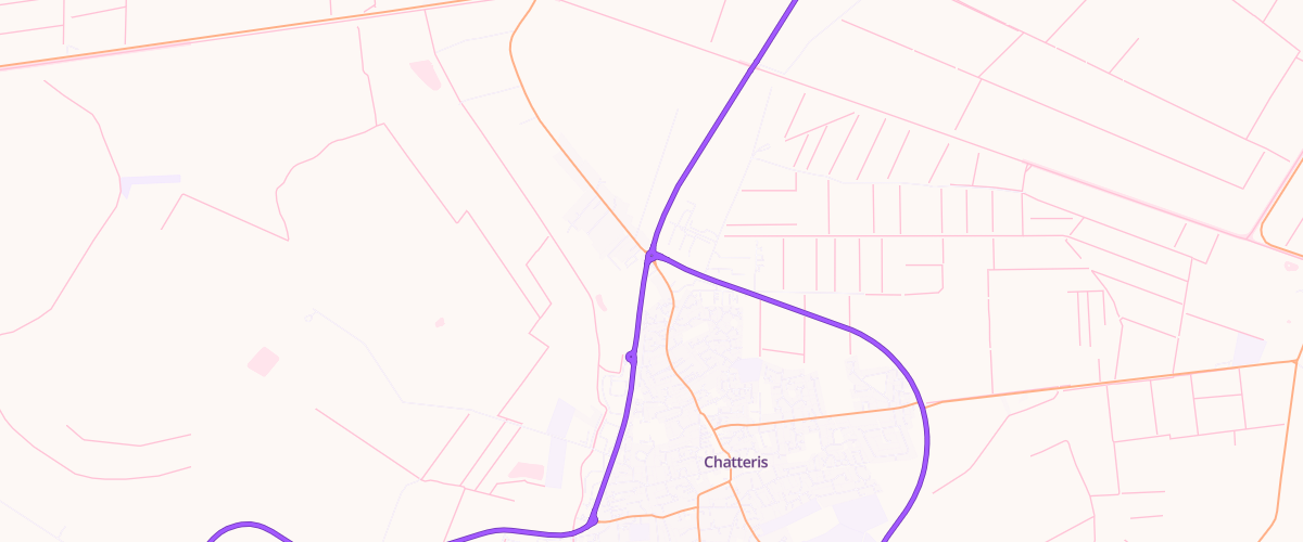 Map showing the location of Welcome Break Chatteris