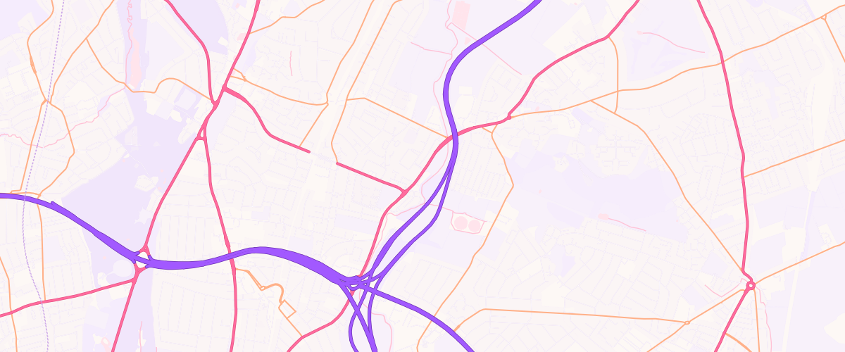 Map showing the location of Mfg Woodford Bridge