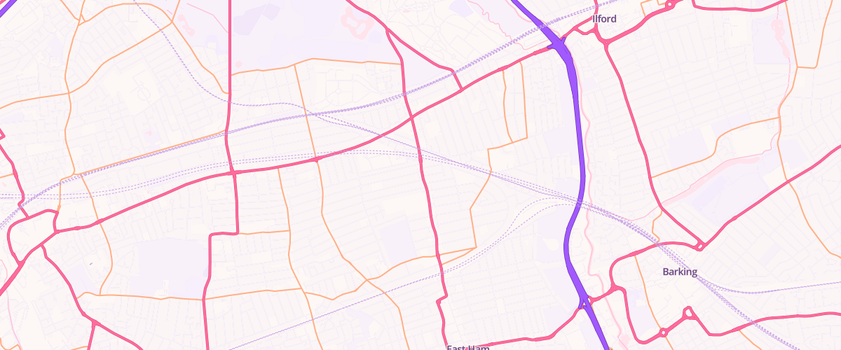 Map showing the location of Pgg High Street