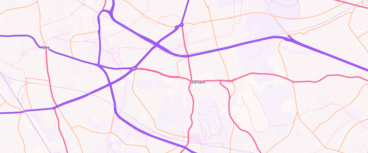 Map showing the location of Eltham High St Esso