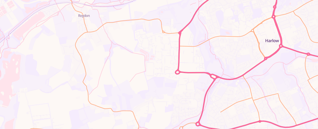 Map showing Epping Auto Care Ltd, Harlow