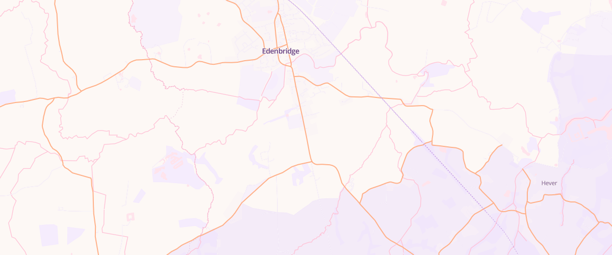 Map showing the location of Petrocell Edenbridge