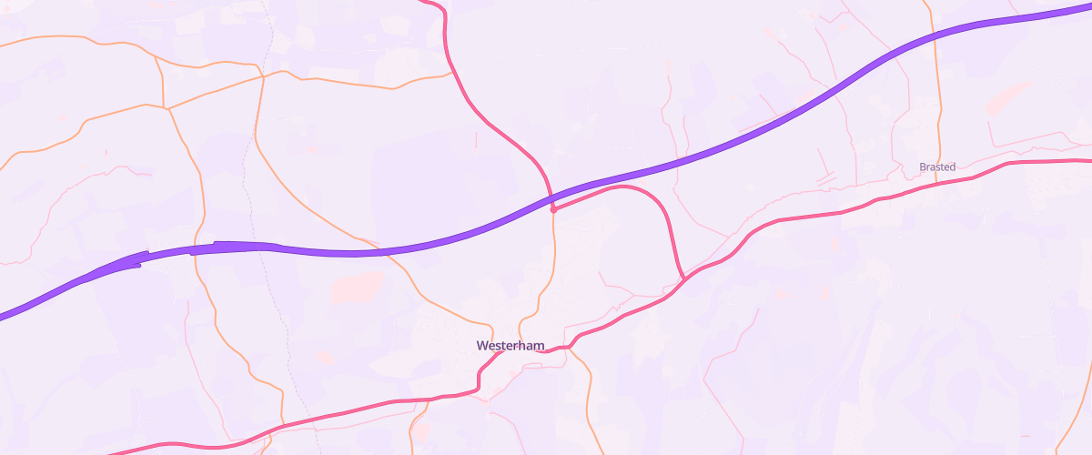 Map showing the location of Wolfe Westerham Ltd