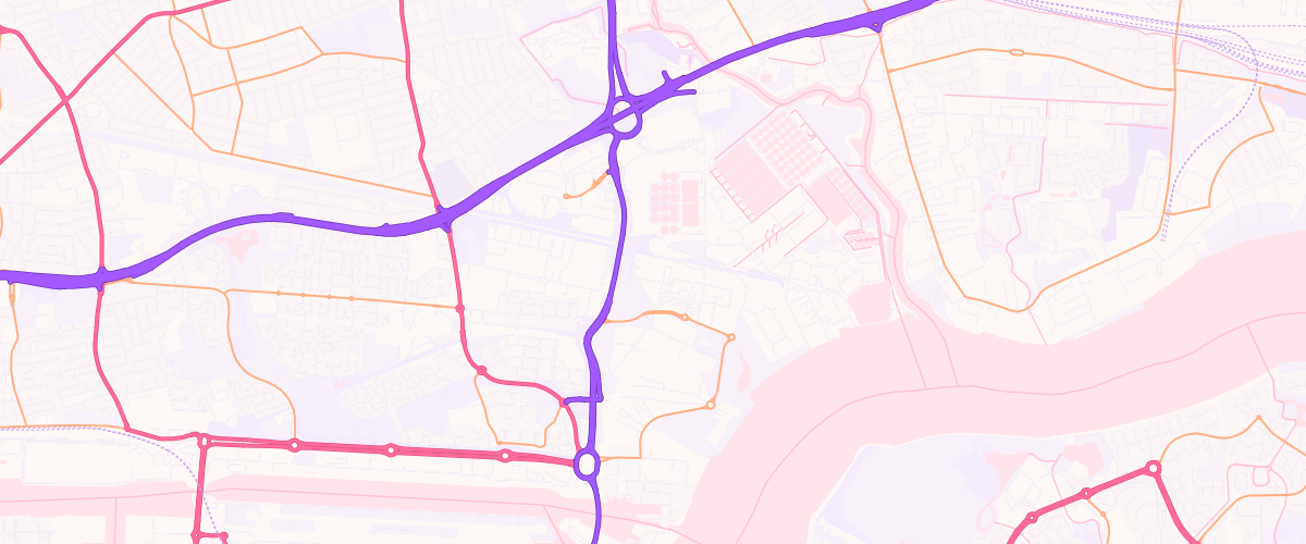 Map showing the location of Beckton Extra Gallions Reach