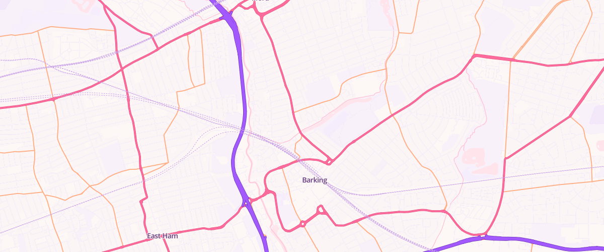 Map showing the location of Mfg Loxford