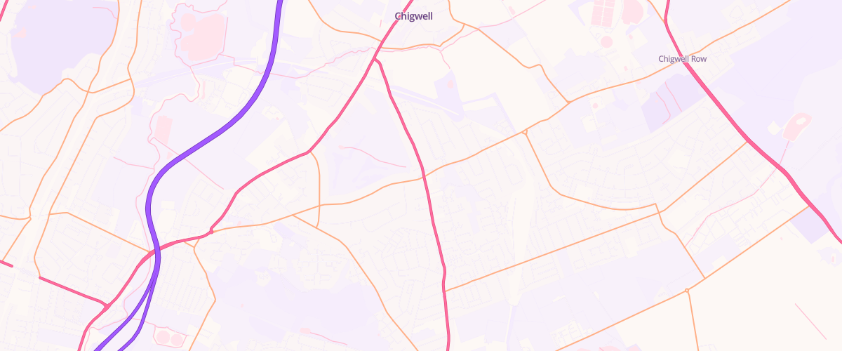 Map showing the location of Shell Chigwell