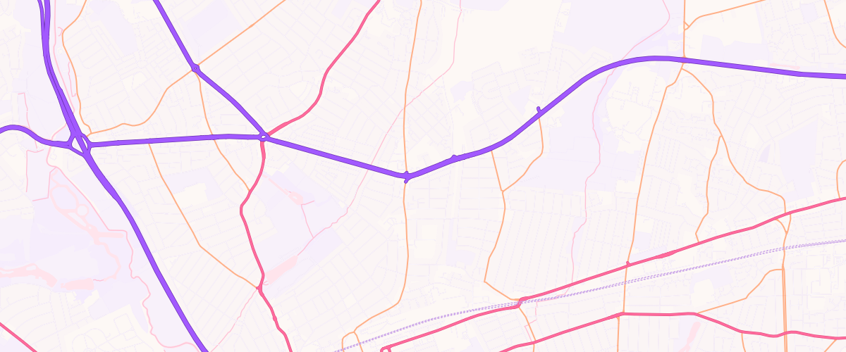 Map showing the location of Bp Newbury Centre Service