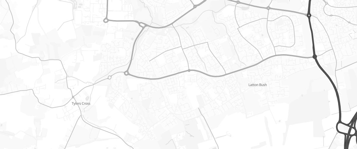 Map showing the location of Harlow Sf Connect