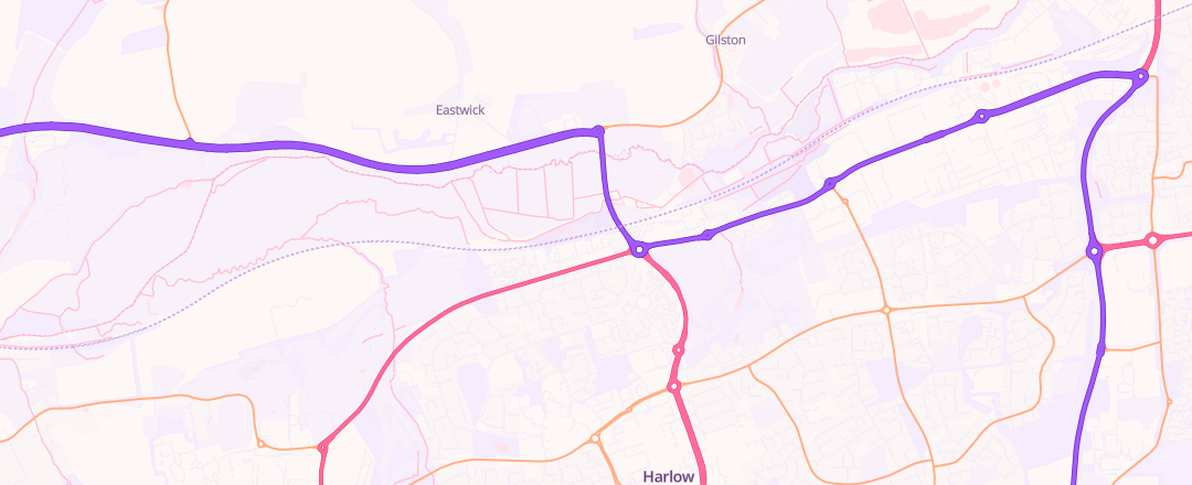 Map showing Drt Auto Ltd, Harlow