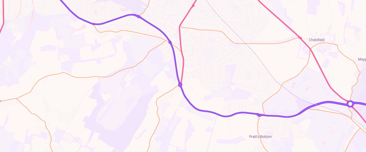 Map showing the location of Shell Green Street