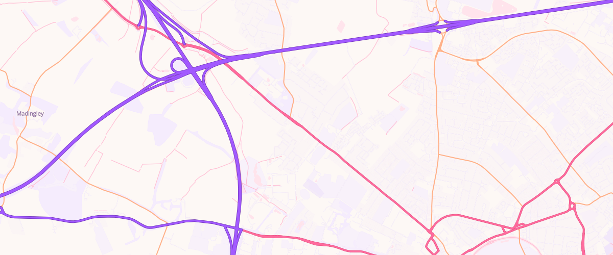 Map showing the location of Girton