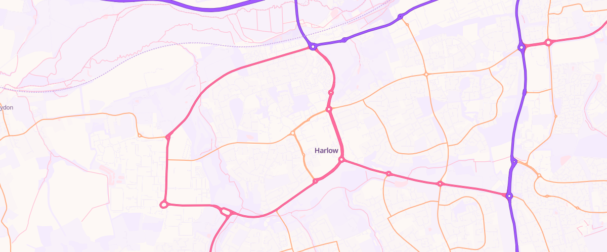 Map showing the location of Mfg Linkway