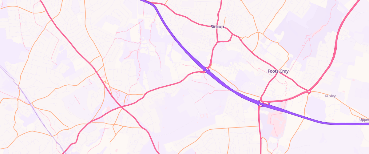 Map showing the location of Perry Street Sf Connect