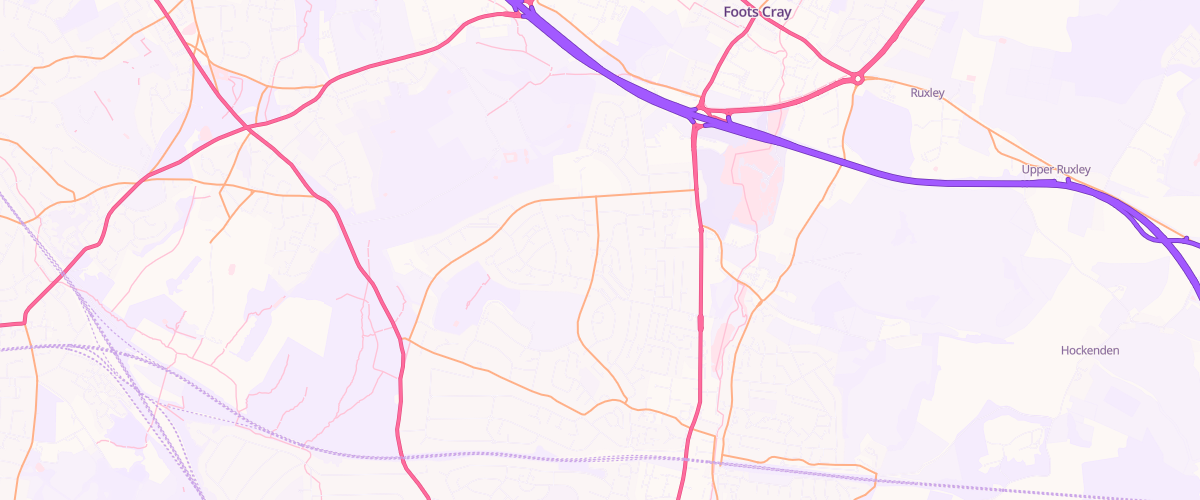 Map showing the location of Mfg St. Pauls Cray