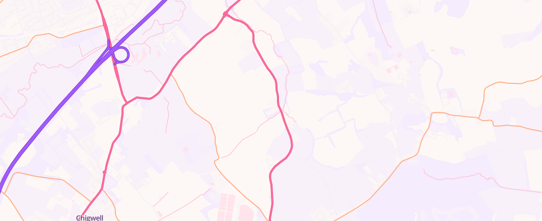 Map showing Brookside Garage, Chigwell