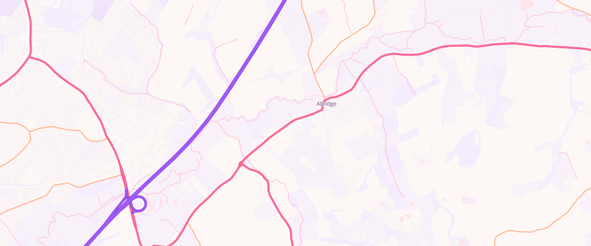 Map showing the location of Shell Abridge