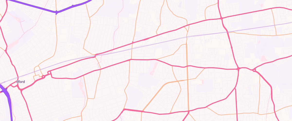 Map showing the location of Mayfield Self Service Station