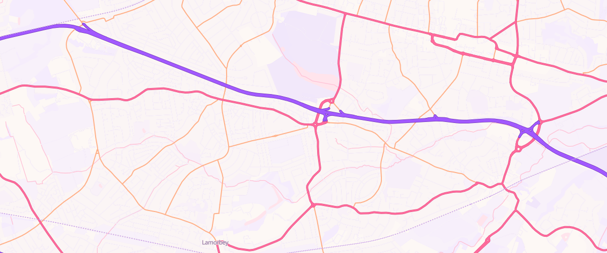 Map showing the location of Shell Little Waitrose Blendon