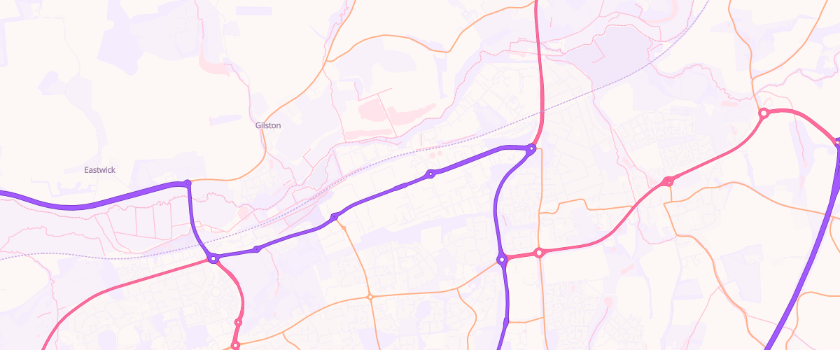 Map showing the location of Rontec Edinburgh Way