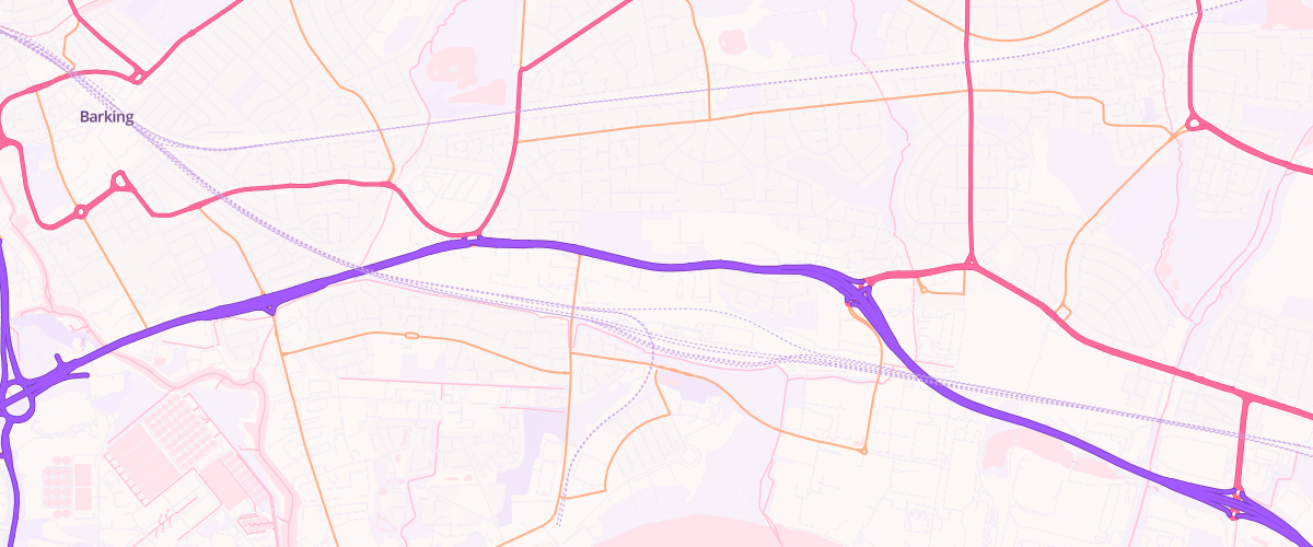 Map showing the location of Texaco Service Station