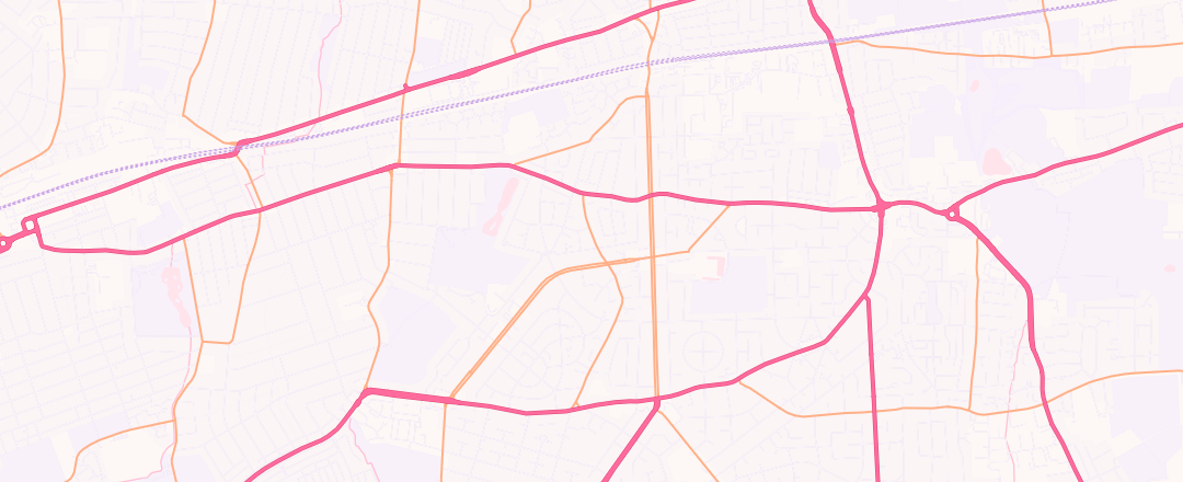 Map showing M E Motors, Essex