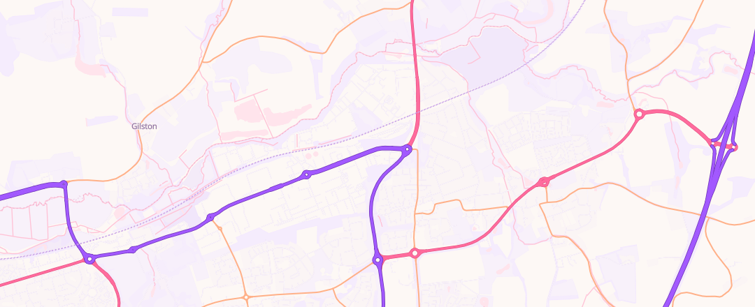 Map showing Kwik Fit, Harlow