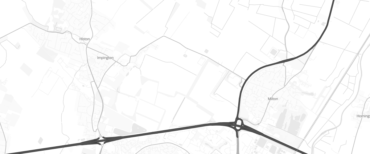 Map showing the location of Gulf Histon